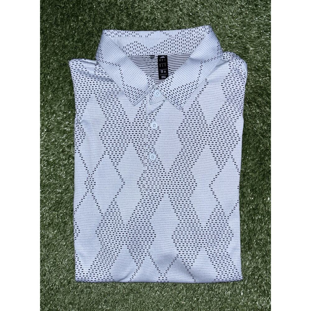 Adidas Men's Ultimate365 Micro Texture Golf Polo Size L - Picture 2 of 6
